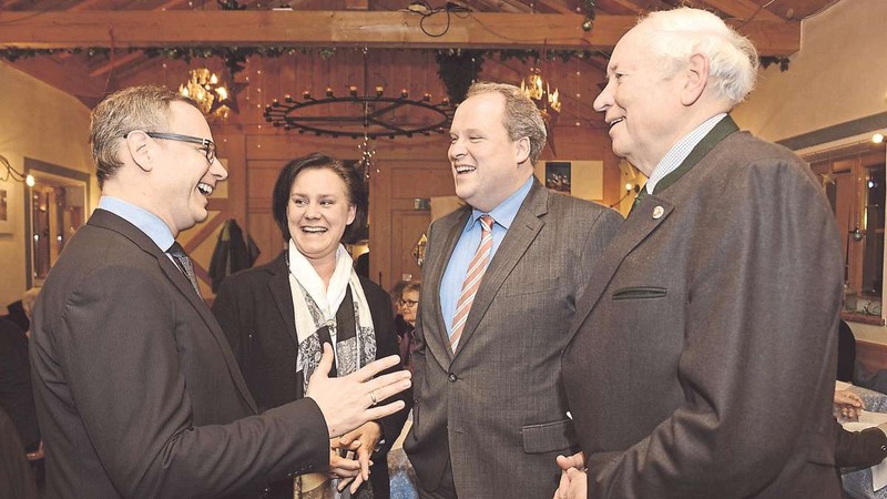 Georg Fahrenschon, Ute Eiling-Htig, Christoph Gbel und Peter Weigert Foto Sauer Muenchner Merkur